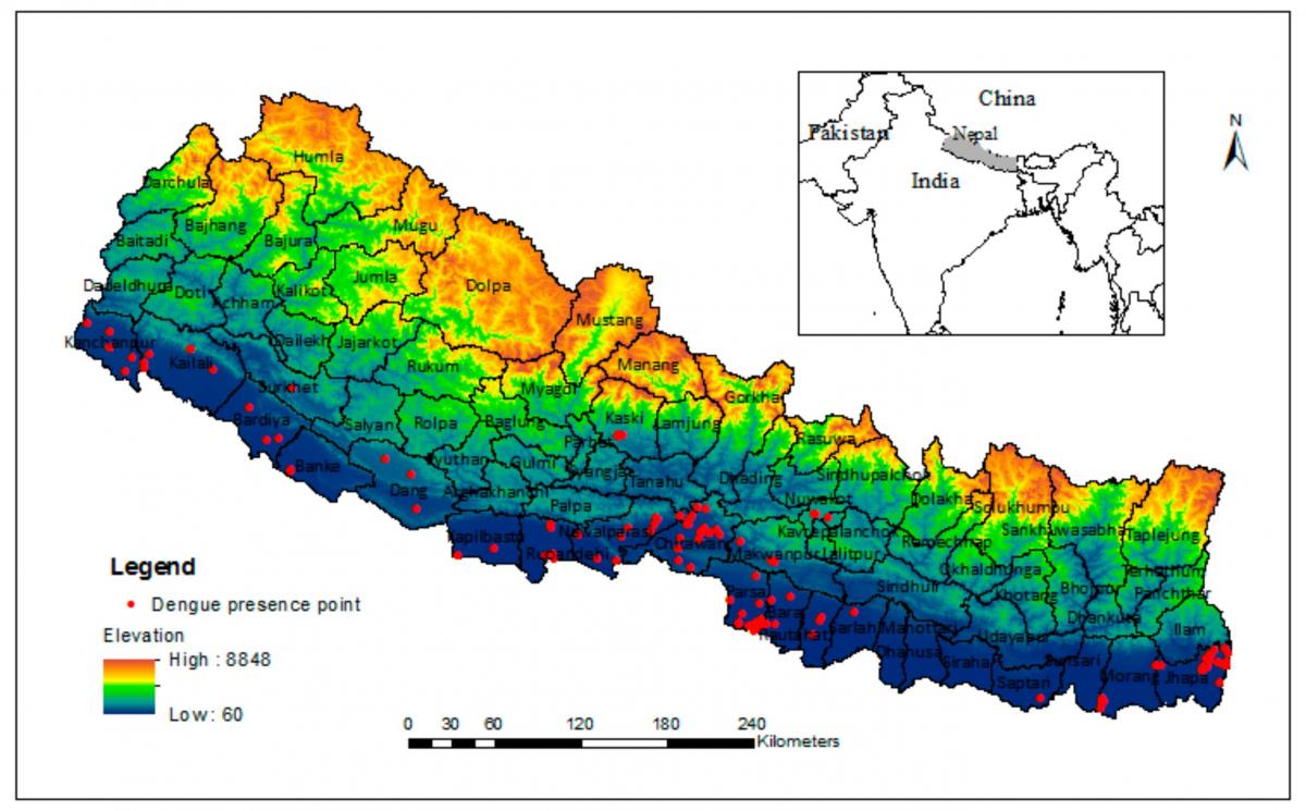 Harta nepal climatice