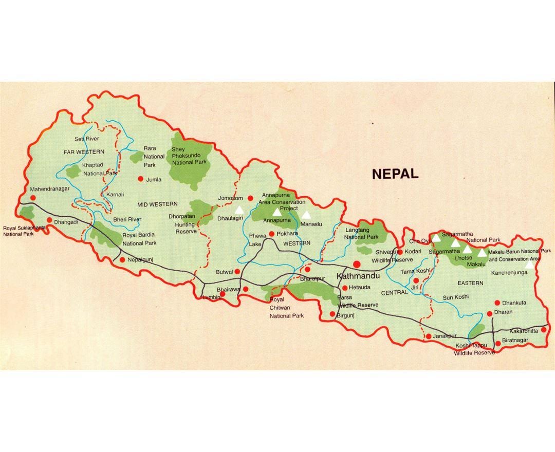 Harta nepal feroviare butwal