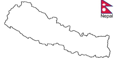 Harta trage o nepal