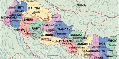 Harta digitală nepal