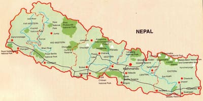 Harta nepal feroviare butwal