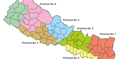 Harta provincii din nepal 