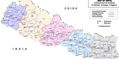 Harta nepal vdc